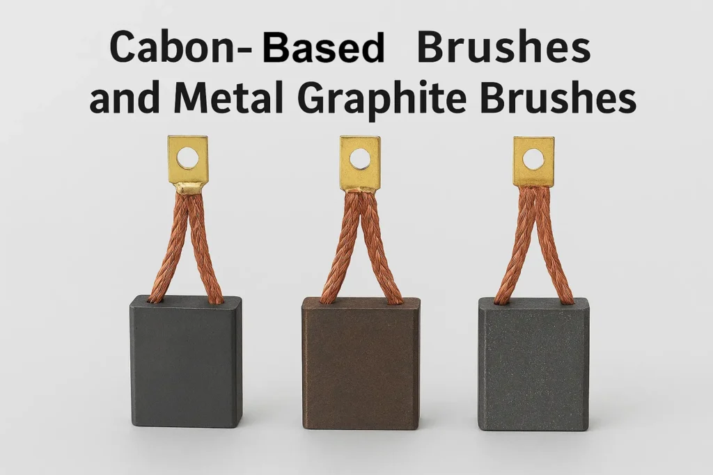 Carbon based Brushes Copper Graphite Brushes and Silver Graphite Brushes Carbon-based Brushes and Metal Graphite Brushes